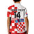 (Custom Text And Number) Croatia Football Polo Shirt Hrvatska Checkerboard Champions WC 2022 - Wonder Print Shop
