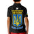 Ukraine Polo Shirt Ukraine Gold Trident Slava Ukraini Black - Wonder Print Shop