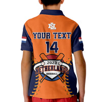 (Custom Text And Number) Netherlands Baseball Polo Shirt 2023 Sporty Style - Wonder Print Shop