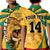 (Custom Text and Number) Jamaica Athletics Polo Shirt KID Jamaican Flag Mix Lion Sporty Style - Wonder Print Shop