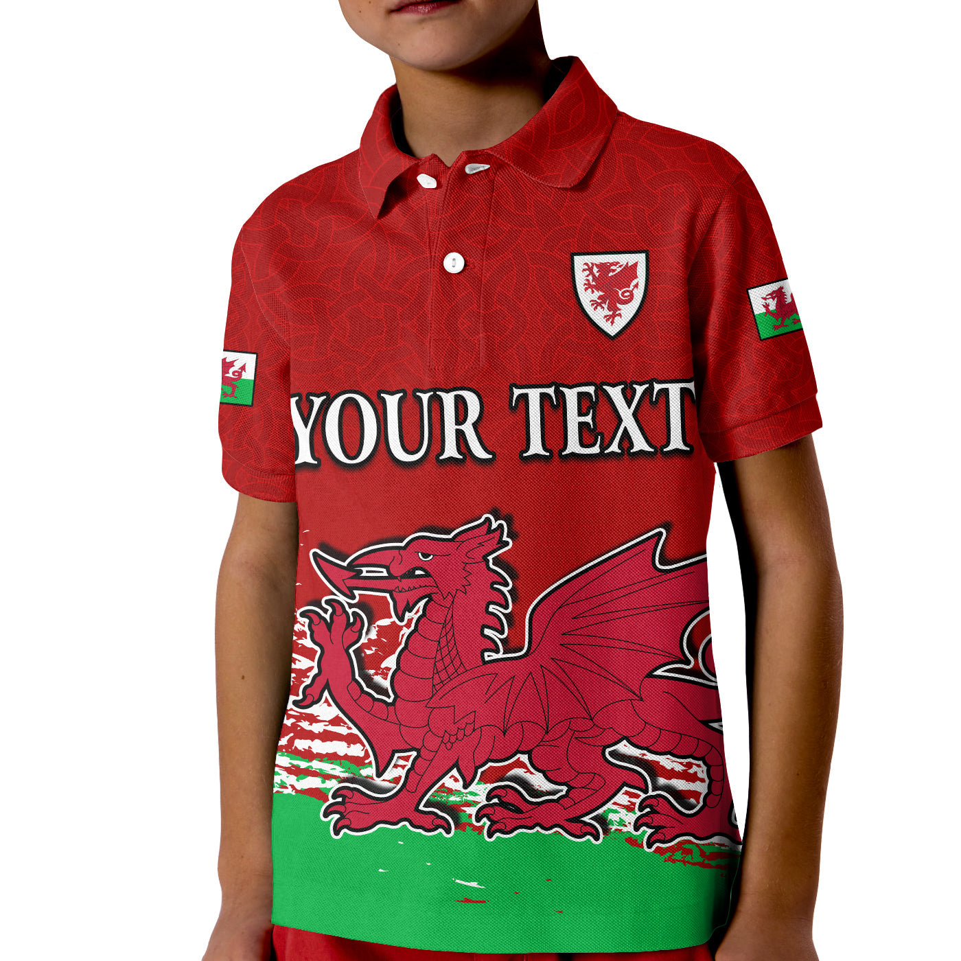 custom-personalised-wales-football-2022-polo-shirt-kid-come-on-cymru-the-red-wall