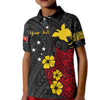 Custom Papua New Guinea Anniversary Polo Shirt KID 47th Independence Day Since 1975 LT13 - Wonder Print Shop