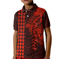 Custom Hawaii Polo Shirt Kakau Kanaka Maoli Combine Polynesian Shark Ver.06 - Wonder Print Shop
