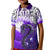 custom-personalised-manaia-maori-polo-shirt-kid-fern-aotearoa-purple-waves
