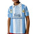 (Custom Text and Number) Argentina Football Polo Shirt KID Champions World Cup Gaucho Vamos LT13 - Wonder Print Shop