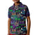 Custom Hawaii Skeleton Dancing Polo Shirt KID Halloween Hawaiian Turtle LT13 - Wonder Print Shop