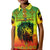 Ethiopia Polo Shirt Cross Mix Lion Colorful Style - Wonder Print Shop
