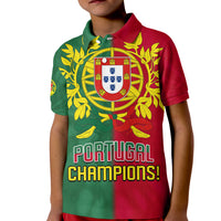 Portugal Football Polo Shirt Campeao Football 2022 Tie Dye Special LT13 - Wonder Print Shop