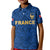 custom-text-and-number-france-football-polo-shirt-kid-elegant-lily-world-cup-les-bleus-le-champion