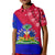Custom Haiti Polo Shirt Haiti Flag Dashiki Simple Style - Wonder Print Shop