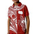 (Custom Text and Number) Rarotonga Cook Islands Polo Shirt KID Turtle and Map Style Red LT13 - Wonder Print Shop