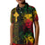 Custom Ethiopia Lion Reggae Polo Shirt KID Ethiopian Cross LT13 - Wonder Print Shop