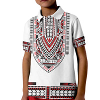 Custom Polynesian Polo Shirt Dashiki With Polynesian Tattoo Royal Version - Wonder Print Shop