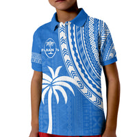 Fiji Rugby Sevens Polo Shirt Fijian 7s Tapa Polynesian Blue Ver.01 LT13 - Wonder Print Shop