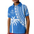 Fiji Rugby Sevens Polo Shirt Fijian 7s Tapa Polynesian Blue Ver.01 LT13 - Wonder Print Shop
