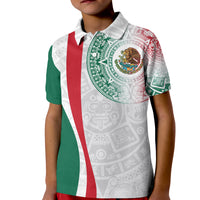 Custom Mexico Polo Shirt Mexican Eagles Aztec Pattern LT13 - Wonder Print Shop