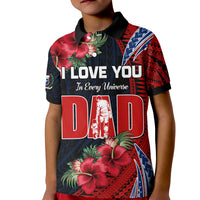 Samoa Fathers Day Polo Shirt KID Polynesian Best Dad Ever LT13 - Wonder Print Shop