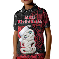 New Zealand Polo Shirt Christmas Hei Tiki Red Pohutukawa Meri Kirihimete - Wonder Print Shop