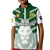 (Custom Text And Number) Cameroon Football Polo Shirt Les Lions Indomptables White Football 2022 - Wonder Print Shop
