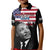 United States Polo Shirt KID United States Happy MLK Day Flag Grunge Style - Wonder Print Shop