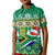 Custom South Africa Polo Shirt Christmas King Protea Geseende Kersfees - Wonder Print Shop