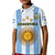 Argentina Football Polo Shirt World Cup La Albiceleste 3rd Champions Proud - Wonder Print Shop