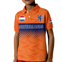 (Custom Text And Number) Netherlands Football Polo Shirt Holland Football 2022 - Wonder Print Shop