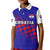(Custom Text And Number) Croatia Football Polo Shirt KID Hrvatska Checkerboard Blue Version - Wonder Print Shop