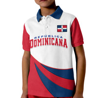 (Custom Text And Number) Republica Dominicana Polo Shirt 2023 KID Baseball - Wonder Print Shop