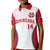 (Custom Text And Number) Dominican Republic Baseball Polo Shirt 2023 KID Version White - Wonder Print Shop