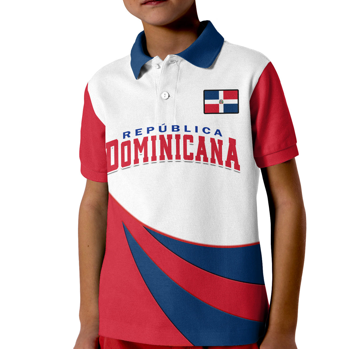 (Custom Text And Number) Republica Dominicana Polo Shirt 2023 Baseball - Wonder Print Shop