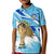 (Custom Text And Number) Uruguay Football Polo Shirt KID La Celeste WC 2022 Sporty Style - Wonder Print Shop