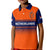 (Custom Text And Number) Netherlands Cricket Polo Shirt ODI Simple Orange Style - Wonder Print Shop