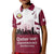 Qatar Polo Shirt KID Happy 144th Independence Anniversary Mix Football 2022 - Wonder Print Shop