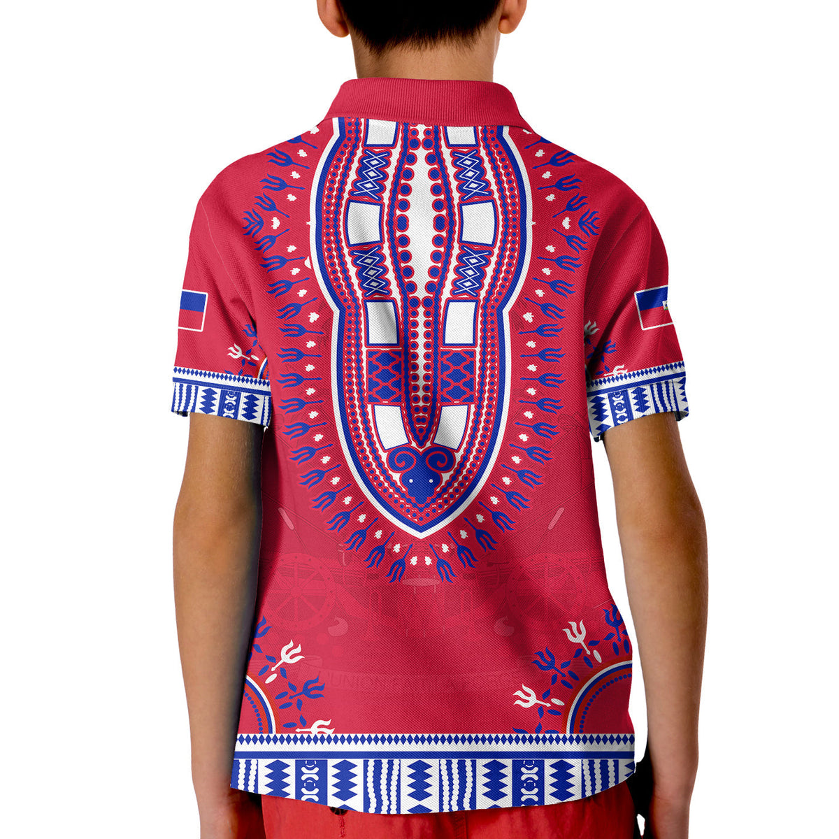 Custom Haiti Polo Shirt Dashiki Style Gorgeous LT13 - Wonder Print Shop