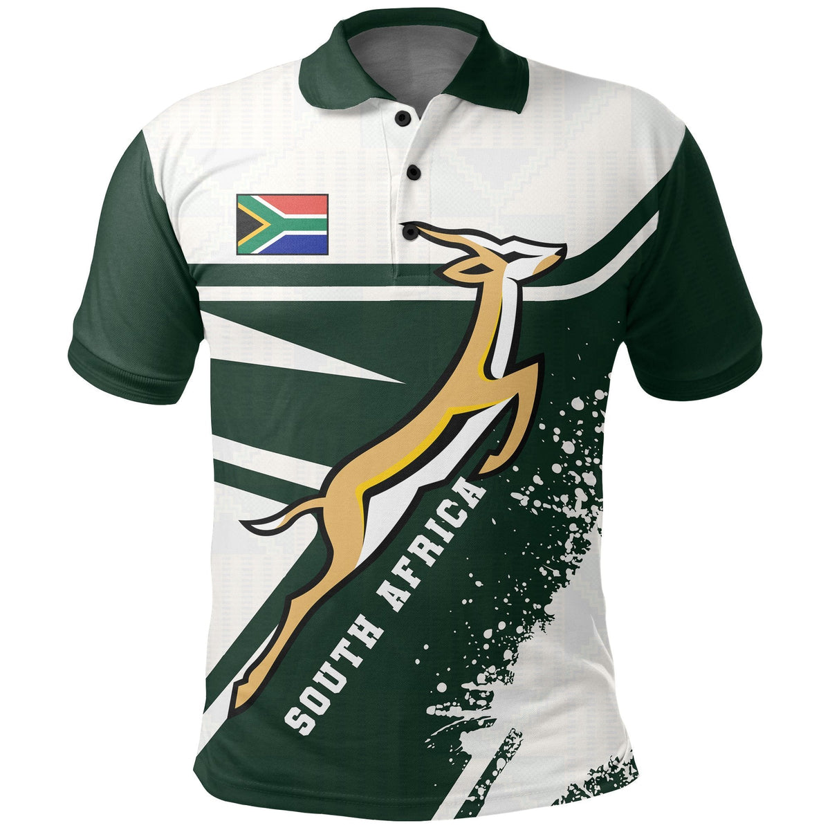 South Africa Springboks Polo Go Bokke - Wonder Print Shop