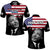 Custom United States Polo Shirt United States Happy MLK Day Flag Grunge Style - Wonder Print Shop