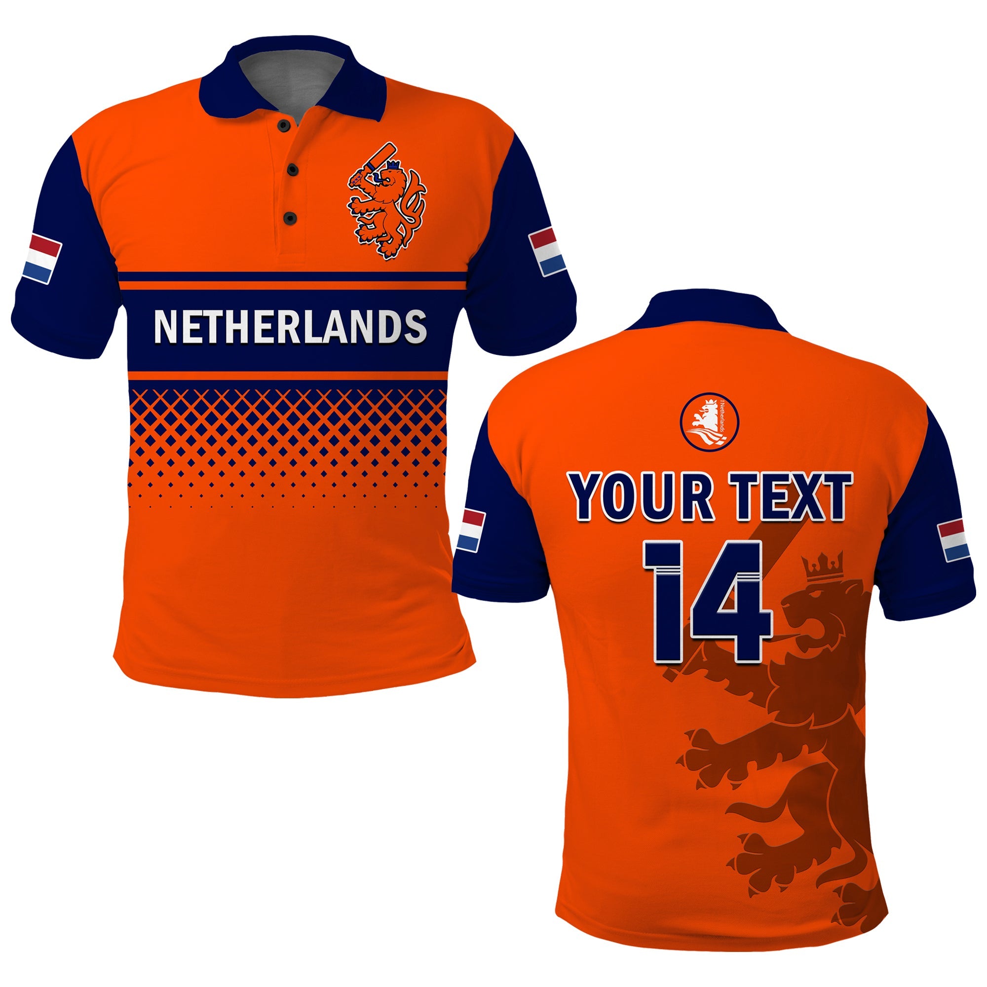 custom-text-and-number-netherlands-cricket-polo-shirt-odi-simple-orange-style