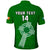 (Custom Text And Number) Ireland Rugby Go Shamrocks Polo Shirt LT14