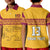 (Custom Text and Number) Sri Lanka Polo Shirt KID Traditional Pattern and Lion Flag LT13 - Wonder Print Shop