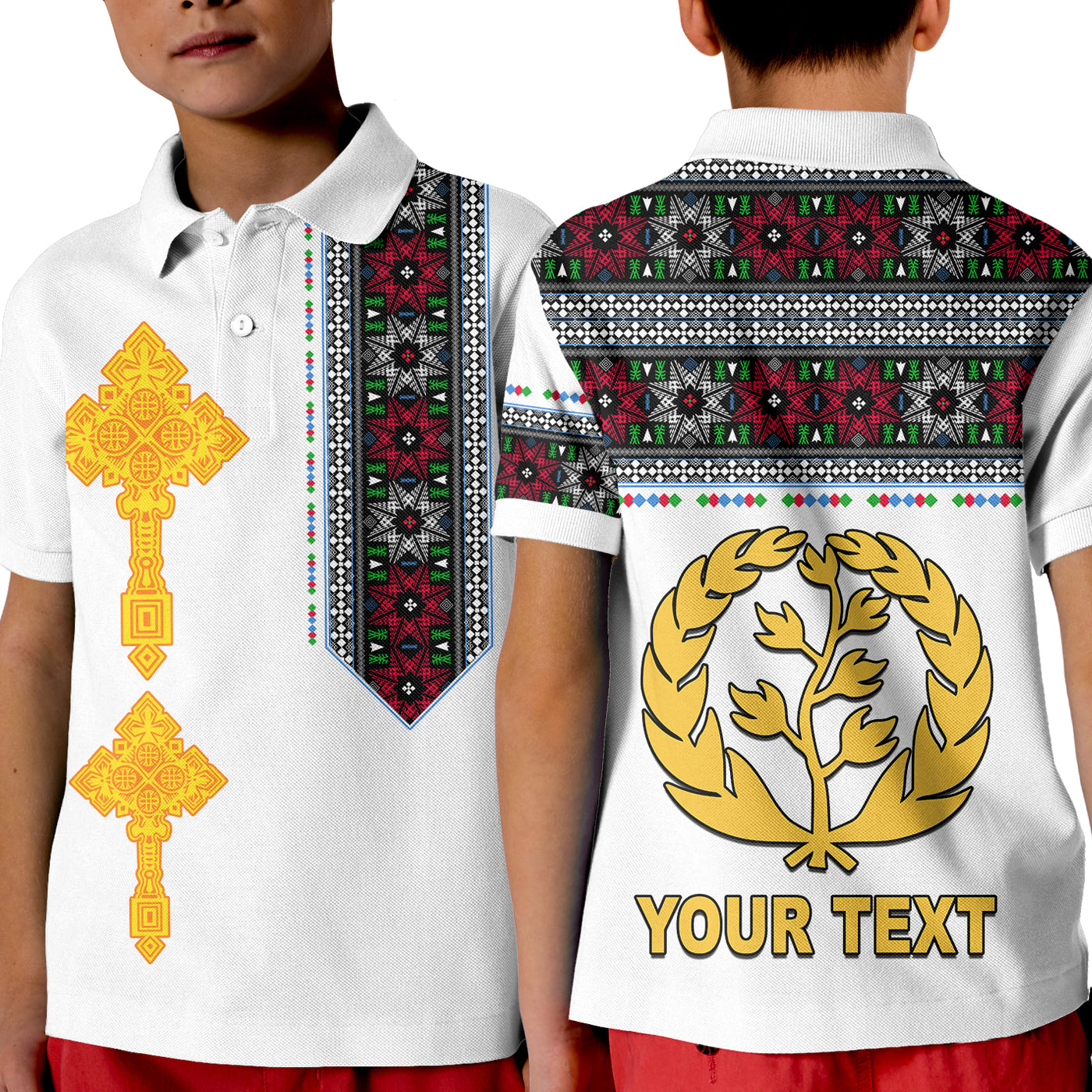 custom-personalised-eritrea-tibeb-polo-shirt-kid-eritrean-cross-mix-flag