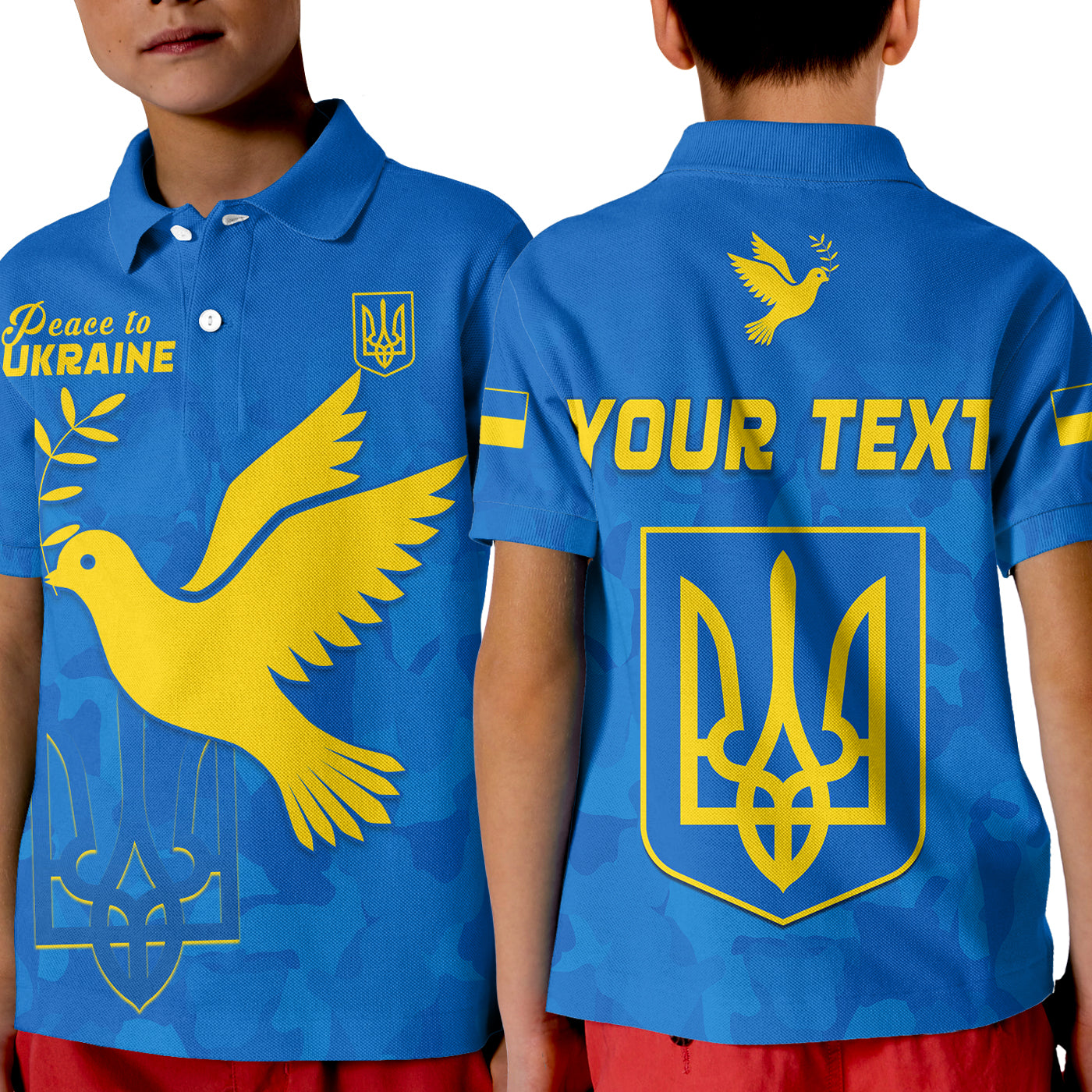 custom-personalised-ukraine-polo-shirt-kid-always-style-camouflage