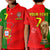 (Custom Text and Number) Portugal Polo Shirt Football 2022 KID Style Flag Portuguese Champions LT13 - Wonder Print Shop