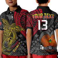 Custom Text and Number Papua New Guinea Polo Shirt Raggiana Birds Of Paradise Happy 47th Independence Day LT13 - Wonder Print Shop