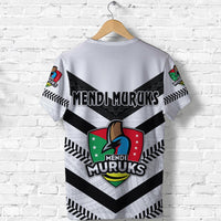 Papua New Guinea PRK Mendi Muruks T Shirt Rugby Polynesian White LT8 - Wonder Print Shop