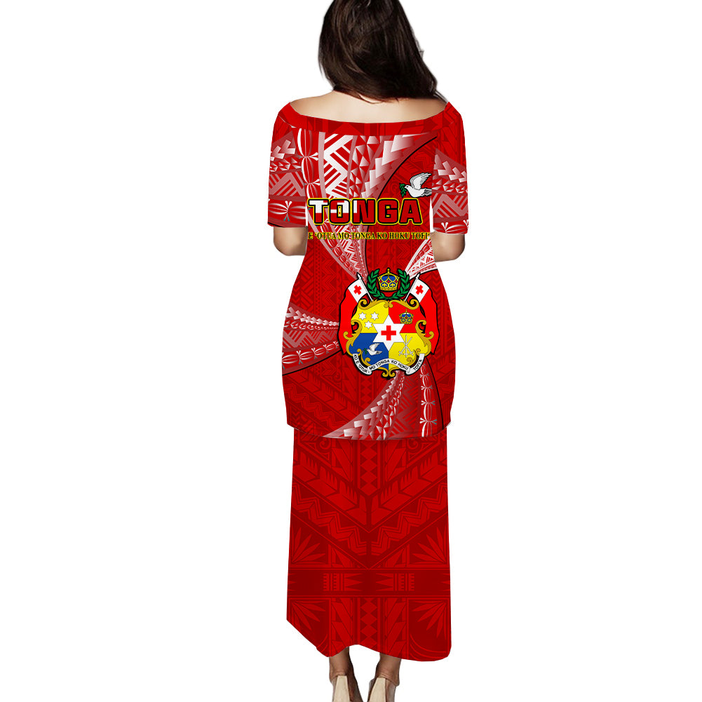 Tonga Puletaha Dress Happy 53rd Independence Anniversary Tongan Pattern LT14