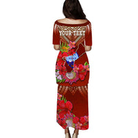 custom-personalised-guam-chamorro-puletasi-dress-guaman-latte-stone-tropical-flowers-red-version