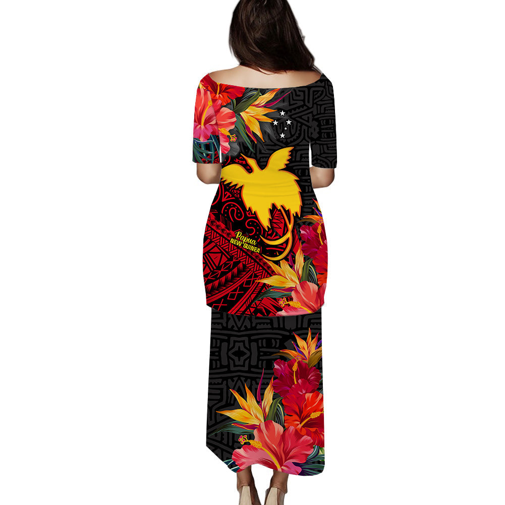 custom-personalised-papua-new-guinea-puletasi-dress-bird-of-paradise-ver02