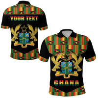 Custom Ghana Proud Polo Shirt Ankara Kente LT13 - Wonder Print Shop