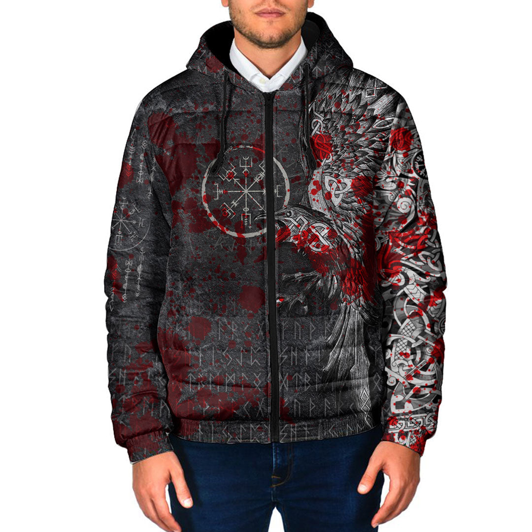 viking-clothing-viking-odin-raven-tattoo-style-blood-version-padded-hooded-jacket